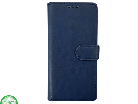 Hoesje voor iphone 17e Boek Case Leer Wallet Case Donkerblauwe