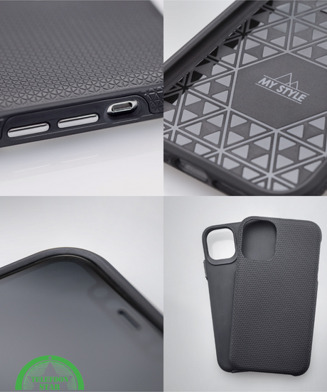 Hoesje voor iPhone 12 Mini Zwart Anti-Slip, Sterk, Gripvast &amp; Slank Design