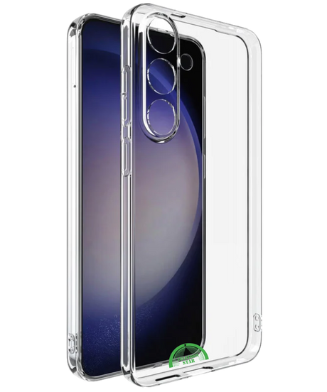 Hoesje voor Samsung S24 FE Transparant TPU met Silicone, Slank, Flexibel & Krasbestendig