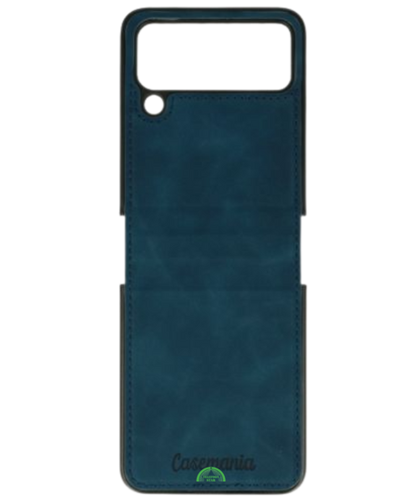 Hoesje voor Samsung Z Flip 7 FE Donkerblauw Wallet Case
