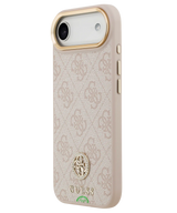 Hoesje voor iPhone 17 Air Beige met Koord en Camera Bescherming