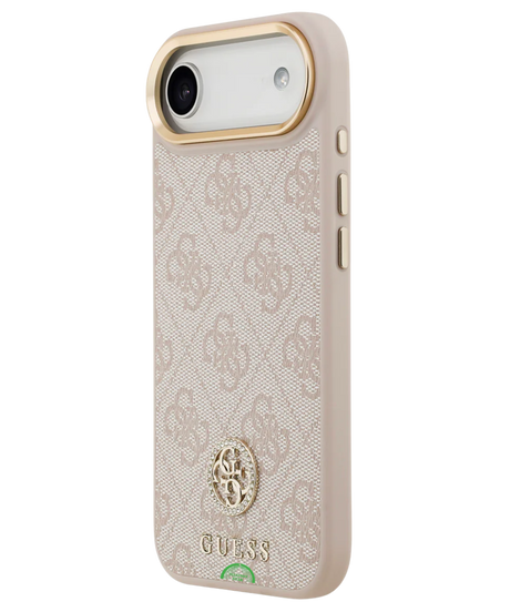 Hoesje voor iPhone 17 Air Beige met Koord en Camera Bescherming