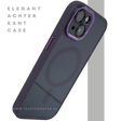iPhone 15 Hoesje &ndash; Paars met Transparante Back &amp; MagSafe | Elegant &amp; Effici&euml;nt