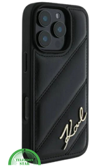 iPhone 16 Pro Luxe Leren Hoesje &ndash; Zwart | Elegant, Stevig en Stijlvol Design