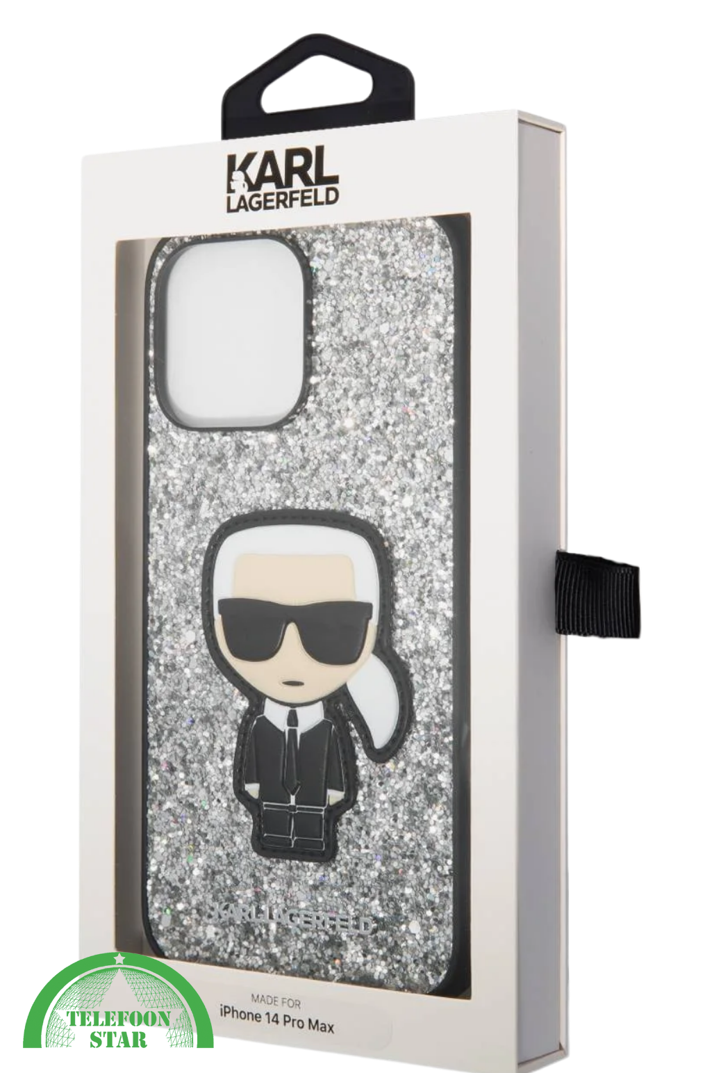 Glitter Design Hoesje voor iPhone 14 Pro Max &ndash; Luxe &amp; Bescherming in E&eacute;n