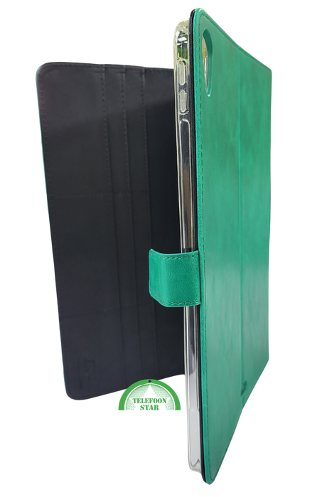 Groen iPad Air 5 Hoesje 10.9 (2022) &ndash; Bookcase Bescherming in Premium Lederlook