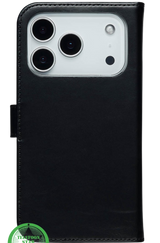 Zwarte bookcase Hoesje voor iPhone 17 Pro Max – Veilig & Praktisch en Kaartvakken | Telefoonstar