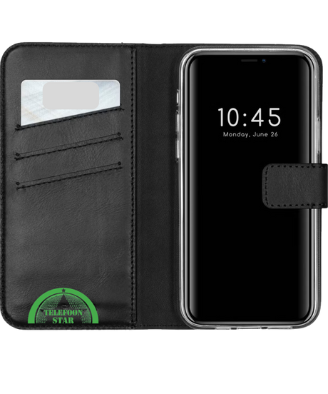 Bookcase Hoesje voor iPhone 12 Pro Zwart Luxe, Veilig &amp; Praktisch