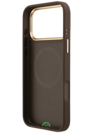 Hoesje voor iPhone 17 Pro Bruin Guess afneembare schouder- en polsband