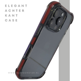 iPhone 16 Pro Rood Hoesje Met Transparante Achterkant Stevige Randbescherming
