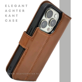iPhone 15 Pro 2-in-1 Bookcase Hoesje Bruin &ndash; Magnetisch &amp; Stijlvol | Telefoonstar
