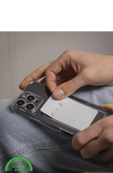 Transparant Hoesje voor iPhone 16 Pro met Kaartvak &ndash; Praktisch &amp; Beschermend, Slank &amp; Handig | Telefoonstar