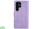 Hoesje voor Samsung S26 Ultra paars Boek Leer Stijlvolle en Beschermende Wallet lather