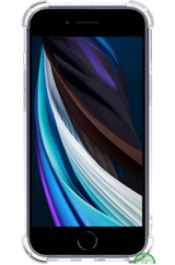 Bumper Hoesje iPhone SE 2022 met Kaartvak &ndash; Helder, Sterk &amp; Functioneel