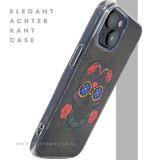 iPhone 15 Hoesje &ndash; Sugar Skull Design | Transparant, Kleurrijk &amp; Uniek