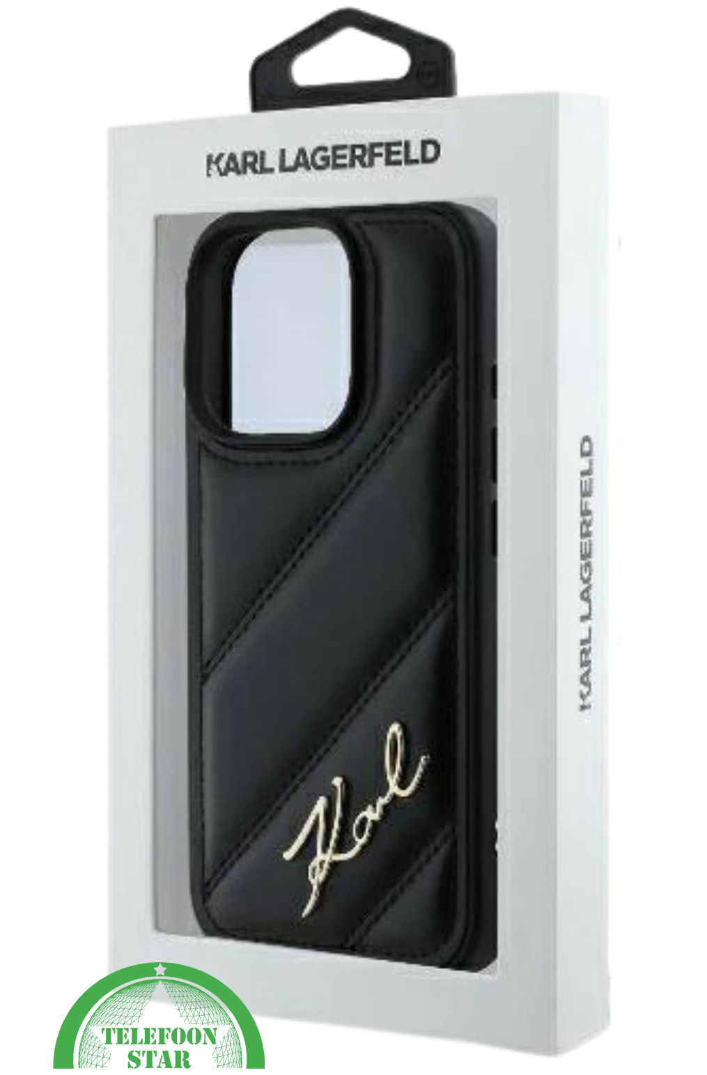 iPhone 16 Pro Luxe Leren Hoesje &ndash; Zwart | Elegant, Stevig en Stijlvol Design