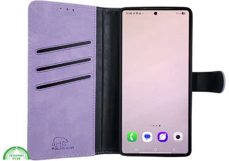 Hoesje voor Samsung S26 Ultra paars Boek Leer Stijlvolle en Beschermende Wallet lather