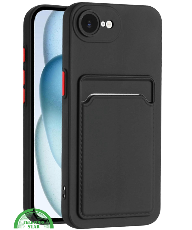 Hoesje voor iPhone 17E TPU Pasjes Backcase Praktisch, Slank &amp; Schokbestendig