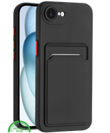 Hoesje voor iPhone 17E TPU Pasjes Backcase Praktisch, Slank &amp; Schokbestendig