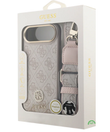 Hoesje voor iPhone 17 Air Beige met Koord en Camera Bescherming