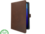 Apple iPad Air 11 inch 2025 / 2024 Luxe Bruine Leer hoesjes Bookcase 11 inch Schokbestendig