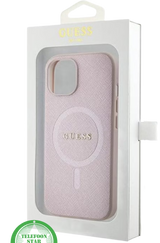 Hoesje voor iPhone 14 &ndash; RozeLuxe Design met Goudkleurig Logo