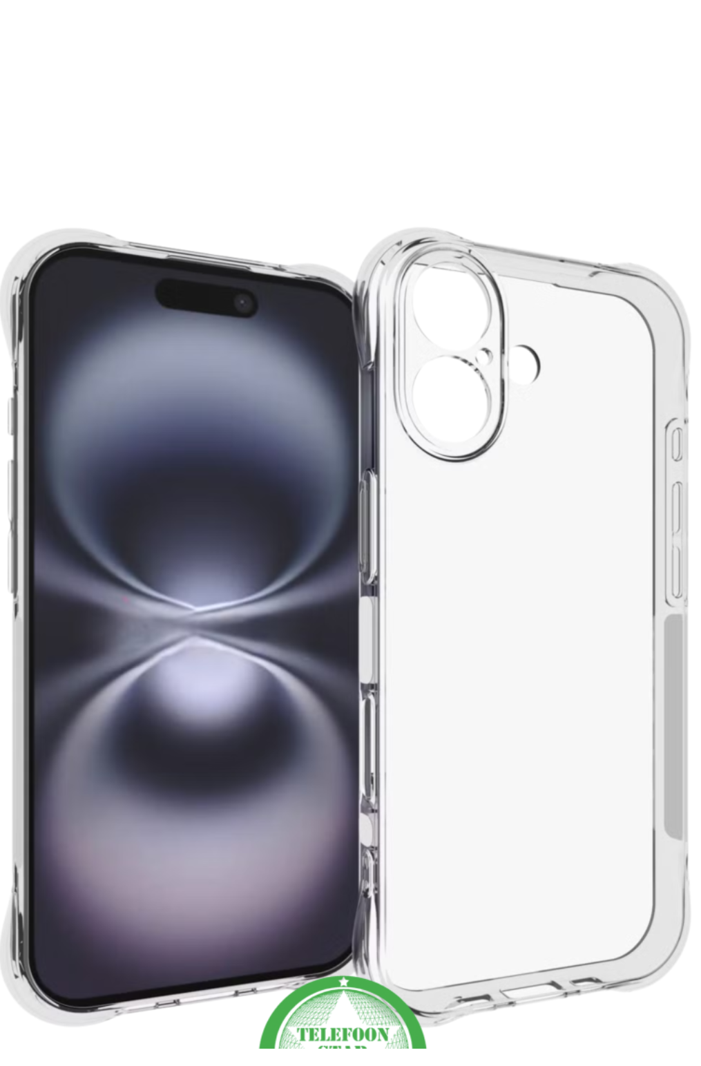Siliconen Case Hoesje voor iPhone 17 &ndash; Slank, Schokbestendig &amp; Transparant Antishock | Telefoonstar