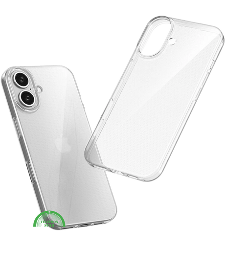 Perfecte pasvorm voor iPhone 16 &ndash; Silicone, Flexibel, Helder &amp; Extra Sterk, transparant en Extra bescherming voor camera en scherm | Telefoonstar
