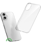 Perfecte pasvorm voor iPhone 16 Plus&ndash; Silicone, Flexibel, Helder &amp; Extra Sterk, transparant en Extra bescherming voor camera en scherm | Telefoonstar