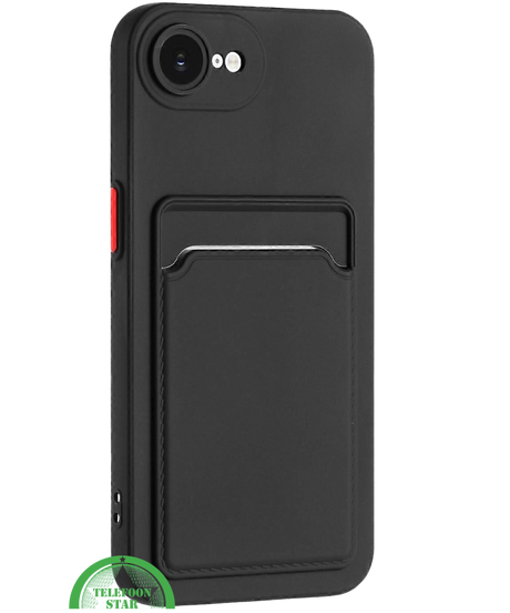 Hoesje voor iPhone 16E TPU Pasjes Backcase Praktisch, Slank &amp; Schokbestendig