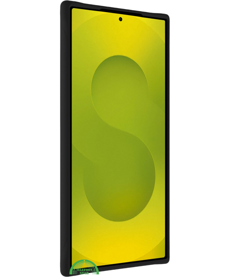 Zwart Hoesje voor S25 Ultra Transparant, Slank, Helder, silicone en Krasbestendig