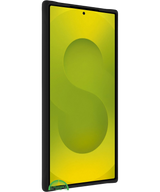 Zwart Hoesje voor S26 Ultra Transparant, Slank, Helder, silicone en Krasbestendig