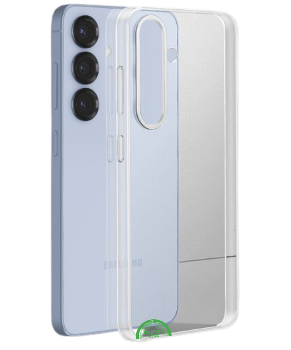 Hoesje voor Samsung S23 FE Transparant TPU met Silicone, Slank, Flexibel & Krasbestendig