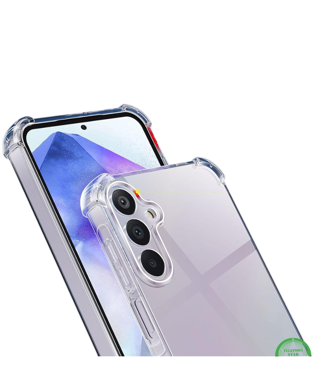 Transparant Hoesje voor Samsung A56 – Schokbestendig, Slank, Flexibel & Krasbestendig