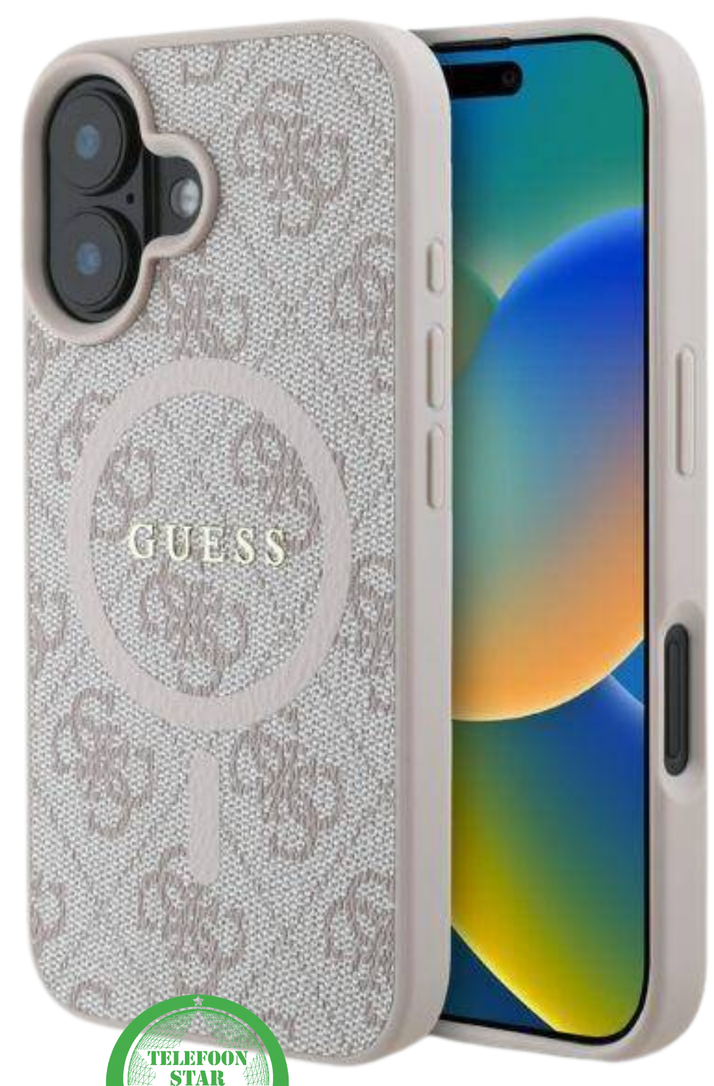Hoesje voor iPhone 16 Licht Beige Luxe &ndash; Elegantie &amp; Bescherming in &Eacute;&eacute;nv