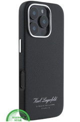 iPhone 16 Pro Leren Hoesje &ndash; Zwart | Luxe Bescherming met Tijdloos Design