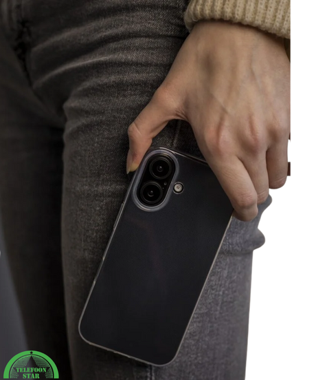 Hoesje voor iPhone 16 Plus Zwart Anti-Slip Bescherming &ndash; Sterk, Slank &amp; Gripvast