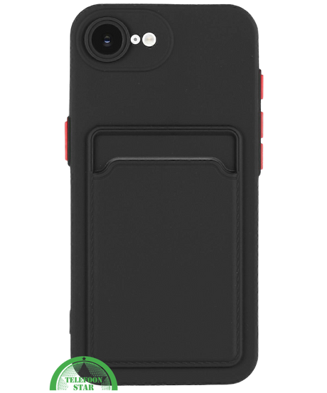 Hoesje voor iPhone 16E TPU Pasjes Backcase Praktisch, Slank &amp; Schokbestendig