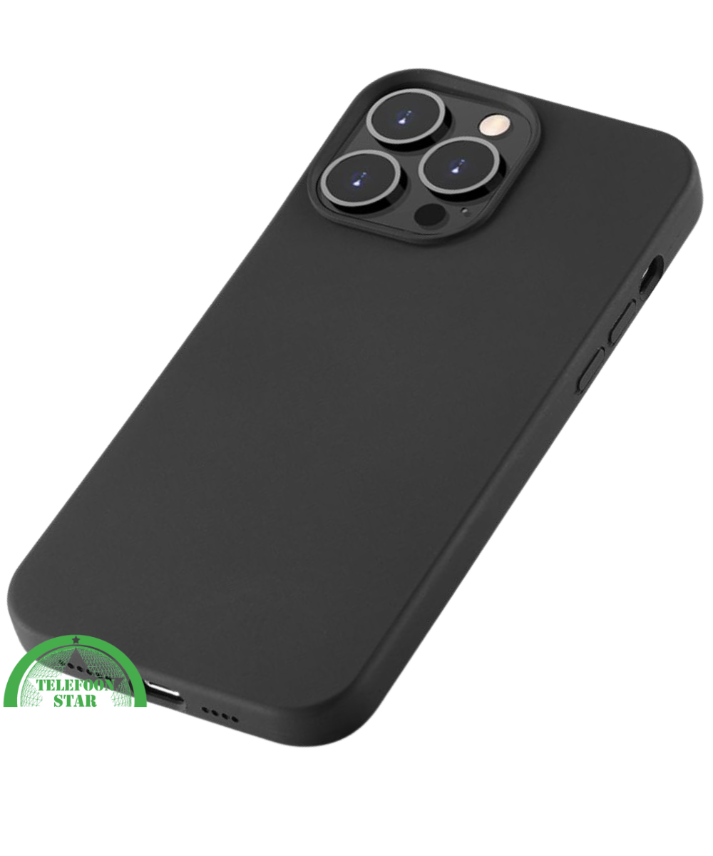 Zwart Hoesje voor iPhone 12 Pro Transparant, Slank, Helder &amp; Krasbestendig