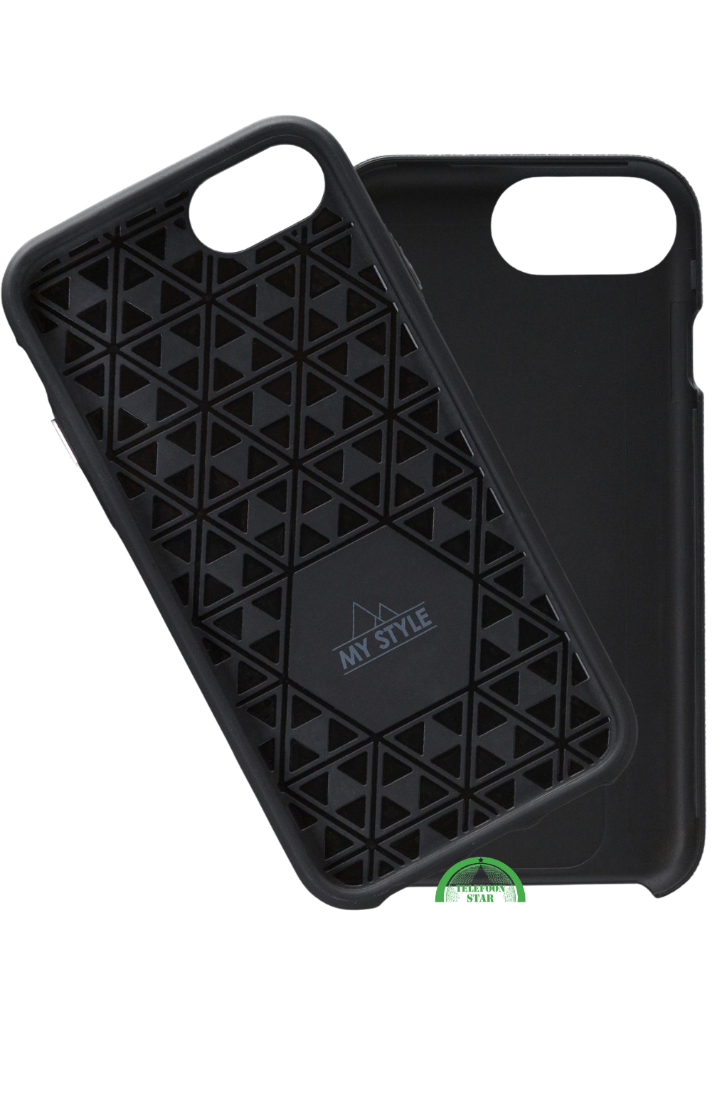 Zwart Hoesje voor iPhone SE Anti-Grip, Slank, Gripvast &amp; Krasbestendig