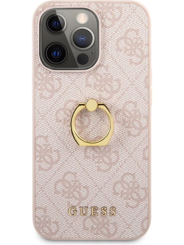 Trendy iPhone 13 Pro Ring Case Roze Edition