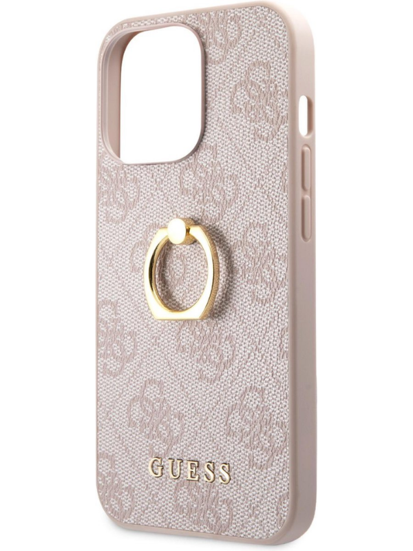 Trendy iPhone 13 Pro Ring Case Roze Edition