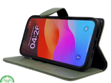 Boek case Groen cover iPhone 16E 2025 leer up