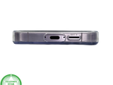 Transparant groen knop Hoesje Samsung Galaxy A56 Schokbestendige Bescherming