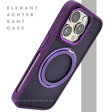 Paars iPhone 15 Pro Hoesje met Ringhouder &ndash; MagSafe &amp; Kickstand | Telefoonstar.nl