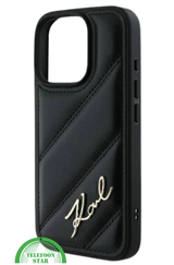 Hoesje voor iPhone 16 Pro Max Luxe Hoesje Zwart &ndash; Stijlvolle Bescherming met Elegant Design
