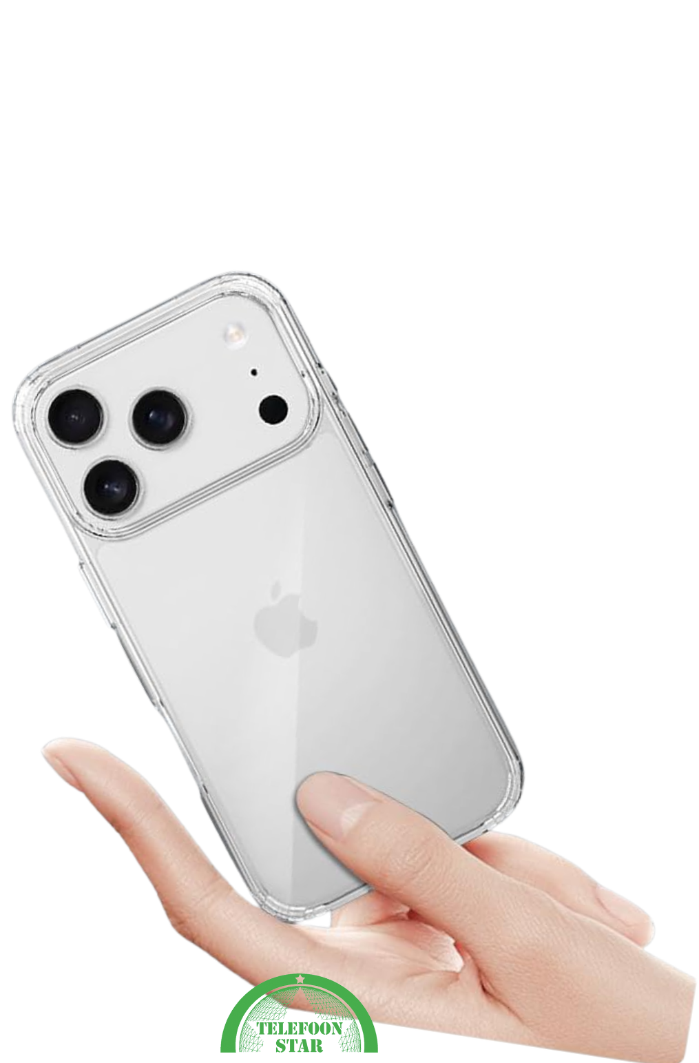 Perfecte pasvorm voor iPhone 17 Pro &ndash; Silicone, Flexibel, Helder &amp; Extra Sterk, transparant en Extra bescherming voor camera en scherm | Telefoonstar