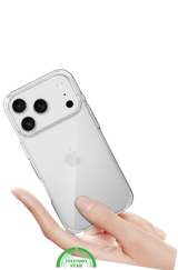 Perfecte pasvorm voor iPhone 17 Pro &ndash; Silicone, Flexibel, Helder &amp; Extra Sterk, transparant en Extra bescherming voor camera en scherm | Telefoonstar