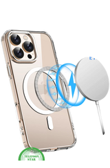 Transparant hoesje voor iPhone 16 Pro Max Silicone &ndash; MagSafe Ready, Sterke, Bescherming | Telefoonstar