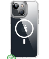 Hoesje voor iPhone 15 Transparant MagSafe &ndash; Slank, Sterk &amp; Magnetisch